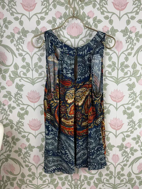 Marc by Marc Jacobs Bohemian Paisley Print Tunic Sleeveless Top - Size - Medium - Image 2