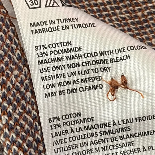 NWT Urban Outfitters Size M Brown and White Pinstriped asymmetrical mini skirt - Image 12
