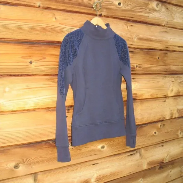 Lululemon Floral Flocked Sweatshirt  - Image 4