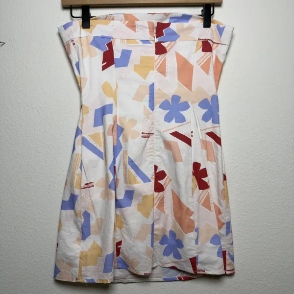 Peppermayo Women Linen Cotton‎ Mini Dress 4 Sun Sand Bustier Strapless Beach - Image 6