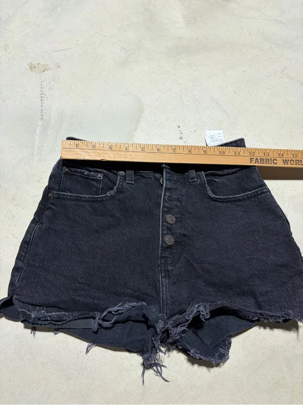 Abercrombie & fitch black High rise mom short curve love 24/00 - Image 8