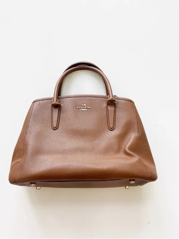 COACH Brown Small Margot Carryall - Image 3