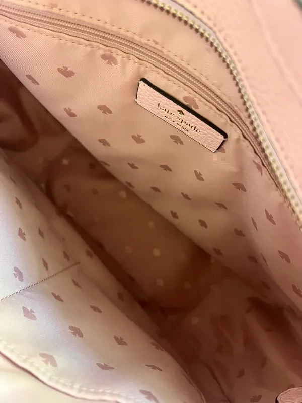 Kate Spade Lexy Large Hobo Shoulder Bag Chalk Pink Leather NWOT - Image 7