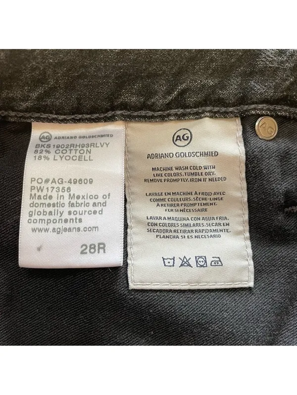 AG Adriano Goldschmied Mikkel High Rise Denim Shorts Size 28 Summer Casual - Image 5