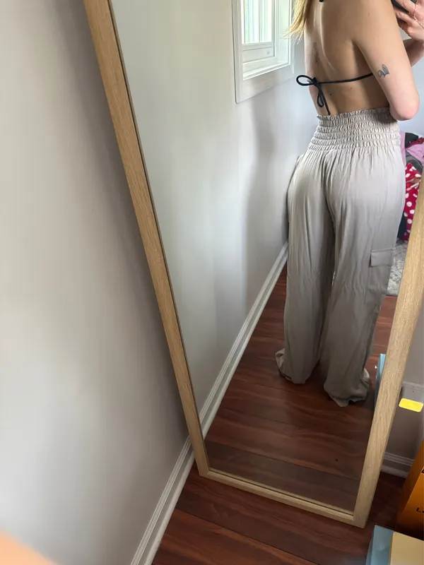 REWASH linen pants - Image 3