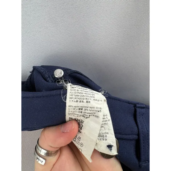 Women’s Calvin Klein Size 6 Navy Lowrise Jeggings - Image 5