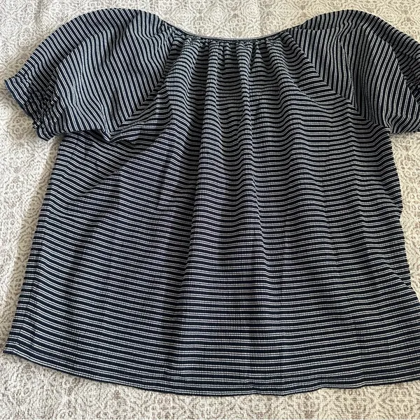 Madewell Texture And Thread Peasant Top In Stripe - Image 8
