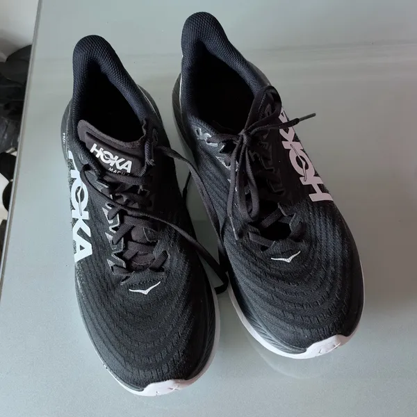 HOKA One One Mach 5 Women’s 10B Black Castlerock Running Shoes 1127894 - Image 8