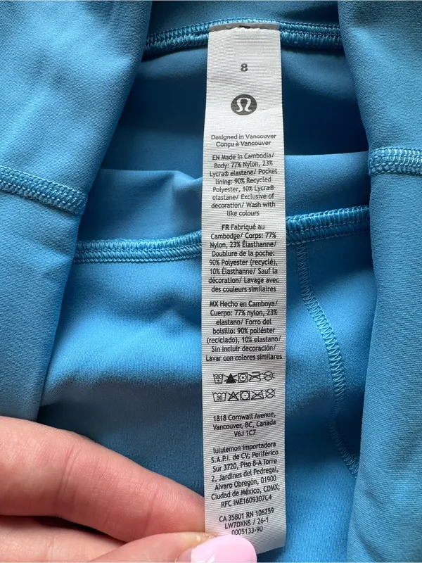 Lululemon Wunder Train No Line High-Rise Short 6" In Ocean Wave Size 8 NWOT - Image 14