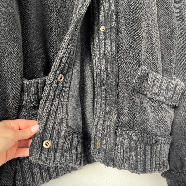 New w/ Flaw Free People We The Free Cute In This Cardi Cardigan Sweater in Black - Image 6