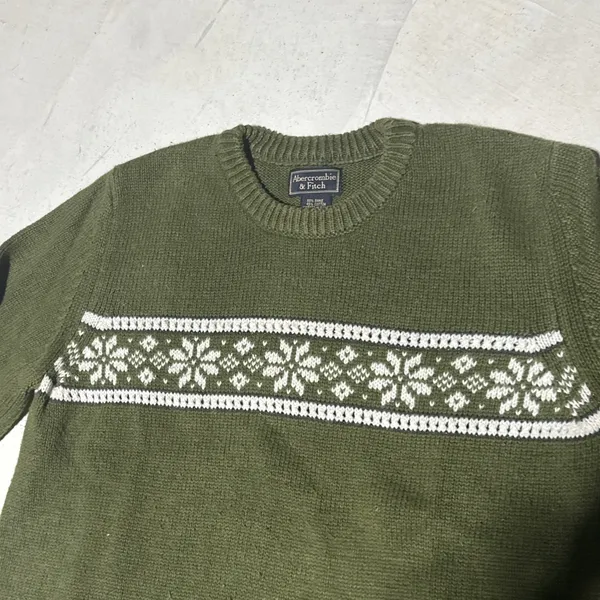 Vintage Abercrombie & Fitch Sweater Women's SZ L Ribbed 80s/90s Hong Kong - Image 4