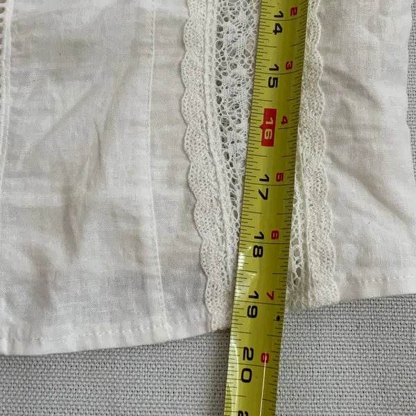 Free People Maggie Lace Tank Top size large - Image 5