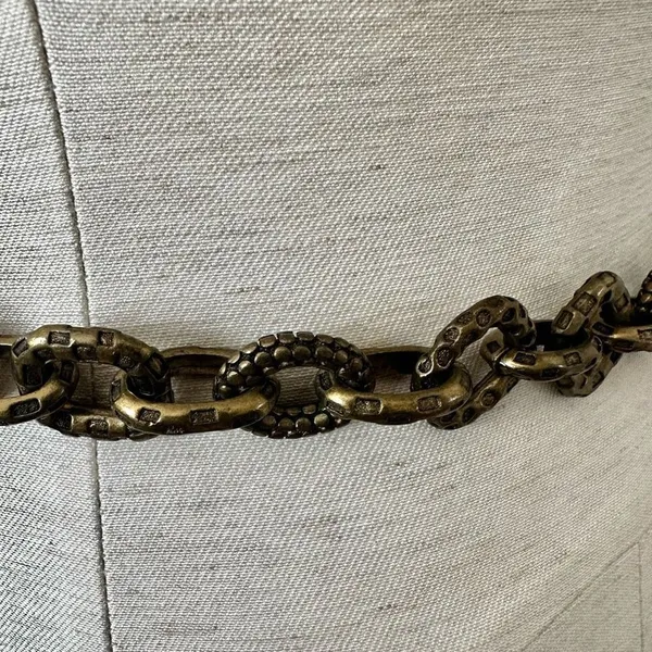 Chico’s metal chain belt - Image 5