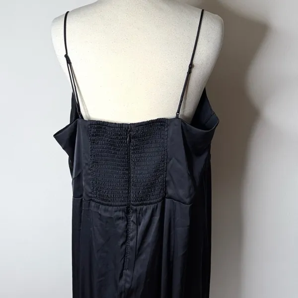 Abercrombie Black Satin Camille Maxi Dress NWT XXL - Image 10