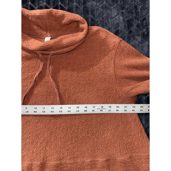 Lululemon Women Retreat Yourself Pullover Sweatshirt Heather Rustic Clay Sz M/L - Image 7
