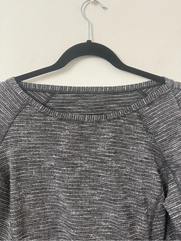 {10} Lululemon Race Your Pace Long Sleeve Coco Pique Black - Image 3