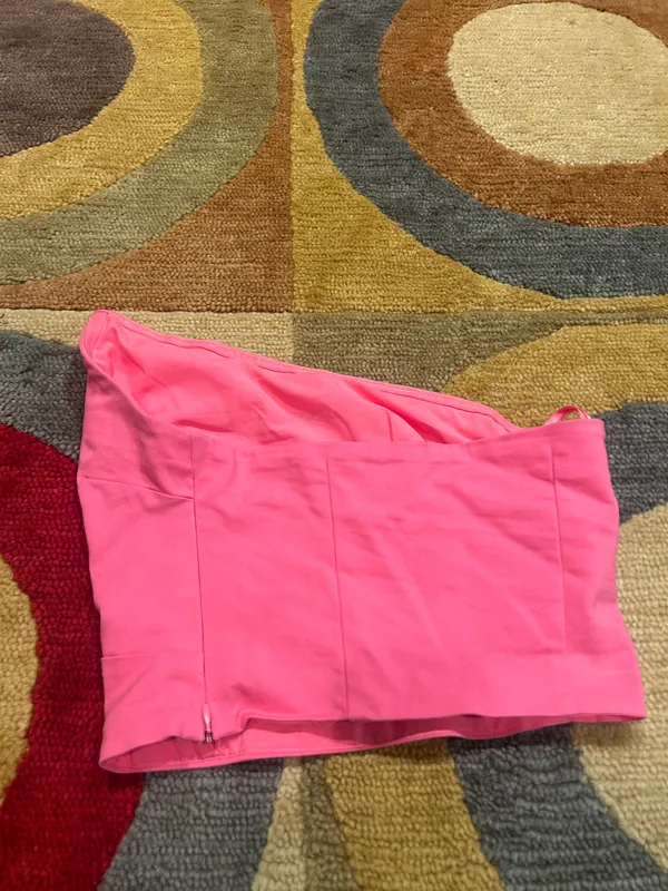 superdown Quincy Strapless Top Pink Tube Top Revolve Size XS - Image 3