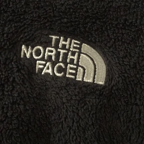 Women’s black Fuzzy North Face - Image 3