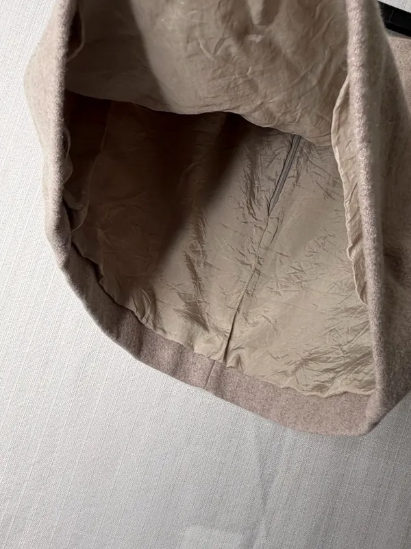 J.Crew women’s Size 6 Wool Blend Mini Skirt Beige Lined Classic(A531) - Image 5
