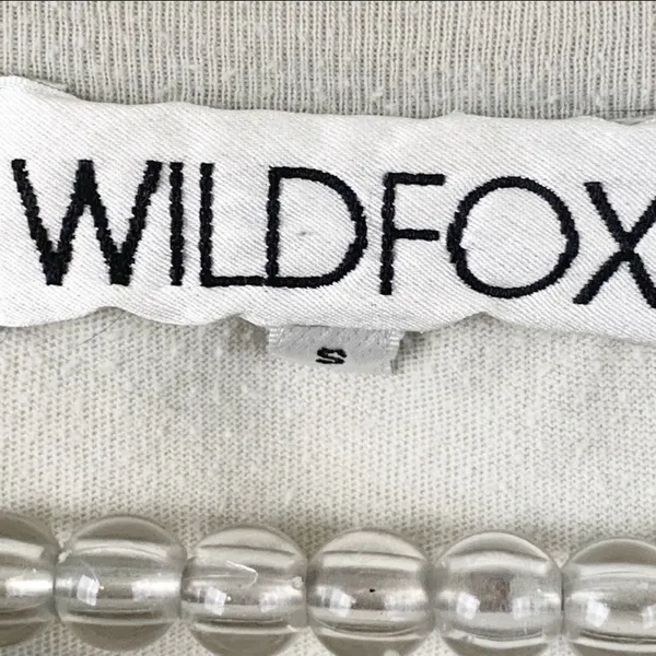 Wildfox Size Small Grey‎ Running Fool Baseball Ringer Crewneck T-shirt - Image 4