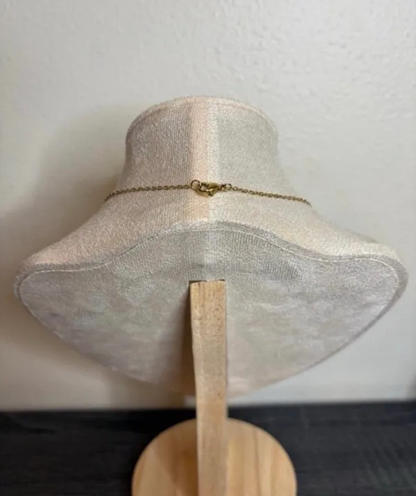 Handmade Gold Seashell Necklace - Image 8