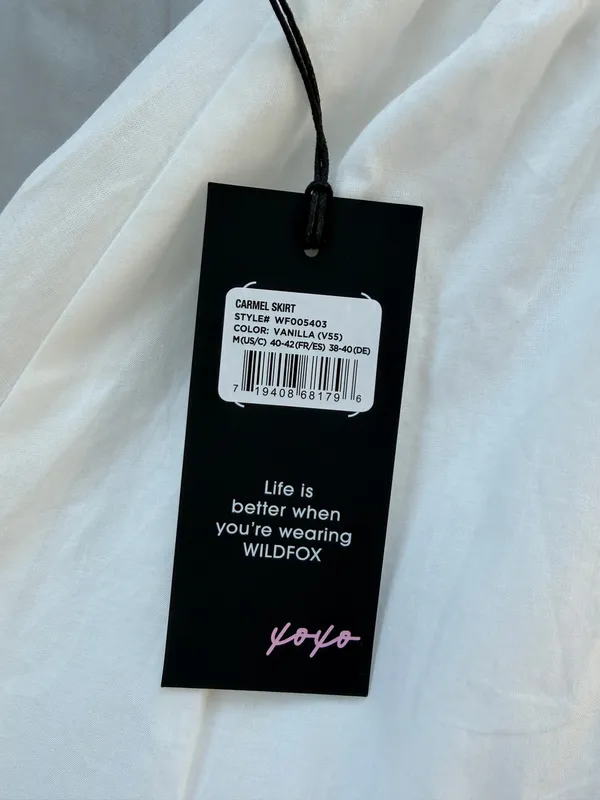Wildfox White Skirt - Image 4