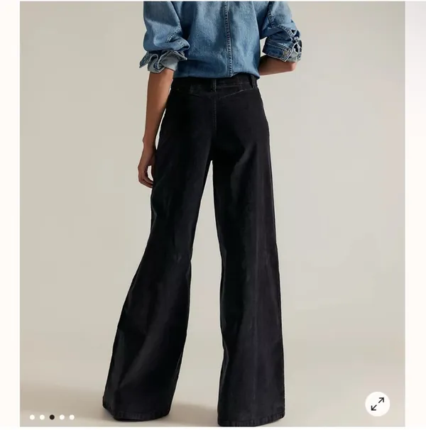 We The Free Libre Cord Wide-Leg Jeans size 26 - Image 5