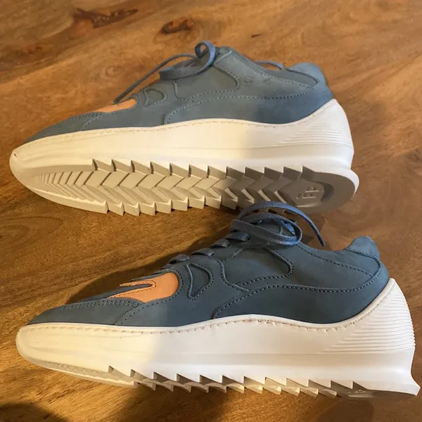Filling Pieces Blue and Orange Sneakers Casual Athletic Design - Image 3