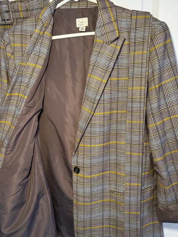 A New Day Plaid Pantsuit Set - Image 3