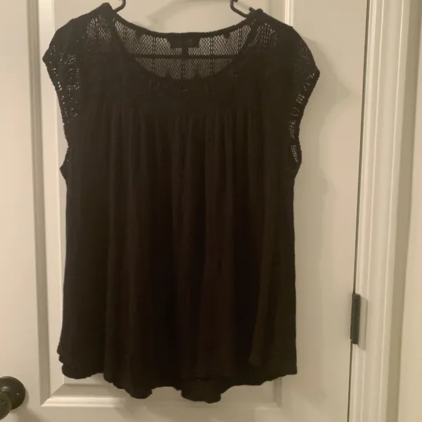 Lucky Brand Women's Sleeveless Top Shirt Size Large Black - Image 7