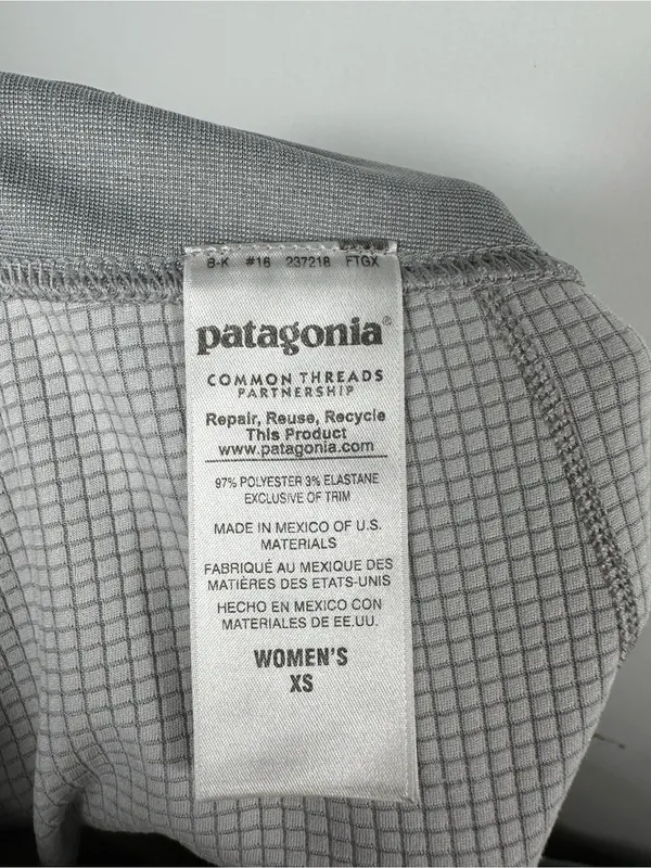 Patagonia‎ Capilene Midweight Bottoms Women XS Gray Polartec 44490 - Image 8