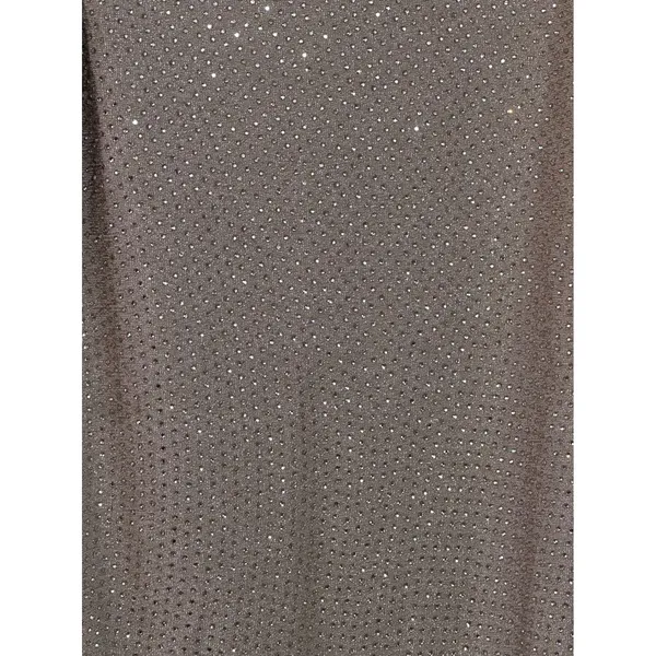 Oh Polly Arabella NWT Embellished High Neck A Line Mini‎ Dress Nude Gold SZ 14 - Image 2