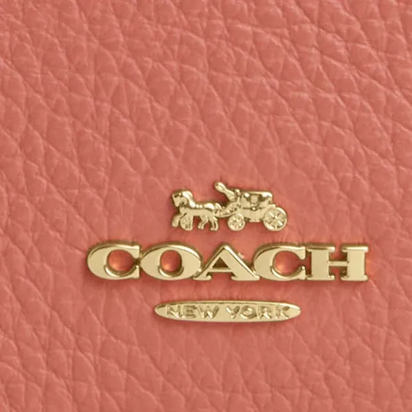 Coach Card Holder Wallet In Signature Canvas with Floral Print - Image 9
