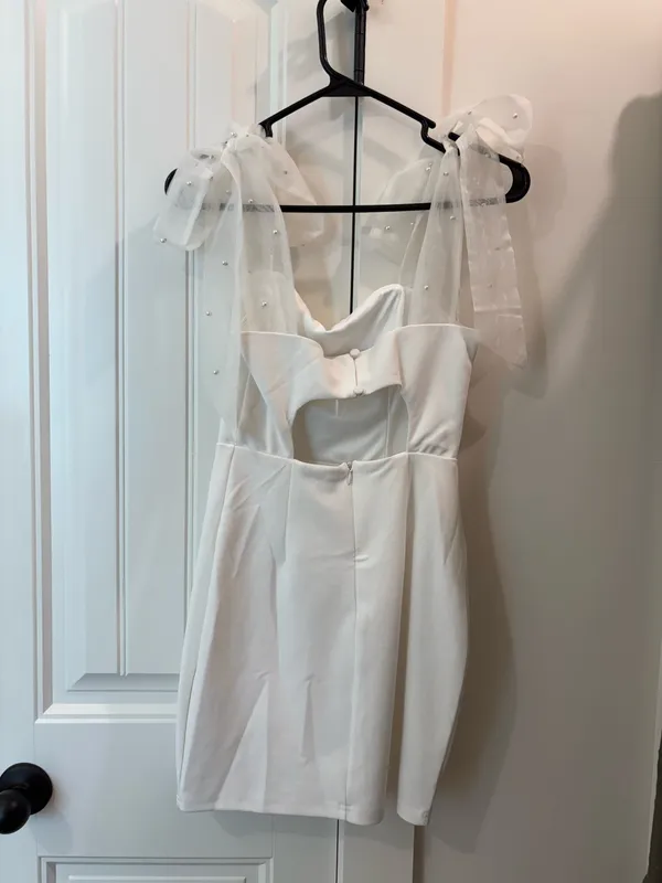 Lulus White Pearl Dress - Image 4