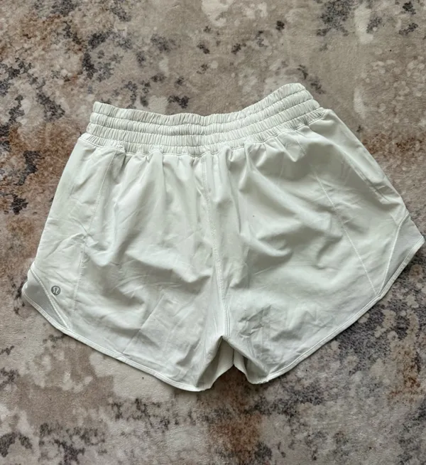 lululemon athletica White Women's Athletic Running Shorts - Image 3