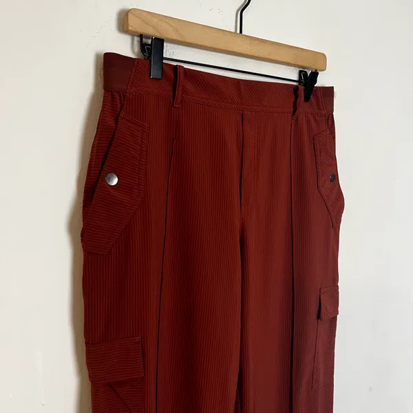- Vienna Cargo Pant City Stripe Brown Outdoors Travel Hiking Walking - Image 4