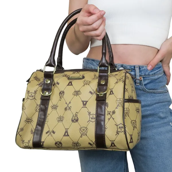 Vintage Y2K Chateau Shoulder Tote Bag - Image 2