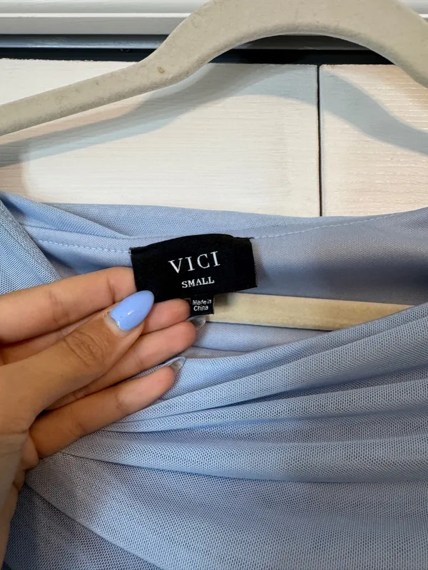 NWOT Vici Blue Mini Dress - Image 6