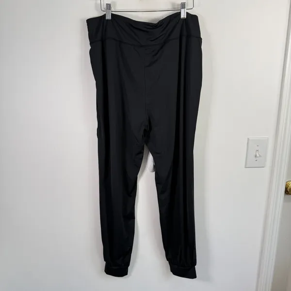 Halara Cutout Joggers Activewear Pants Black High Rise Pockets Yoga Gym Women XL - Image 5