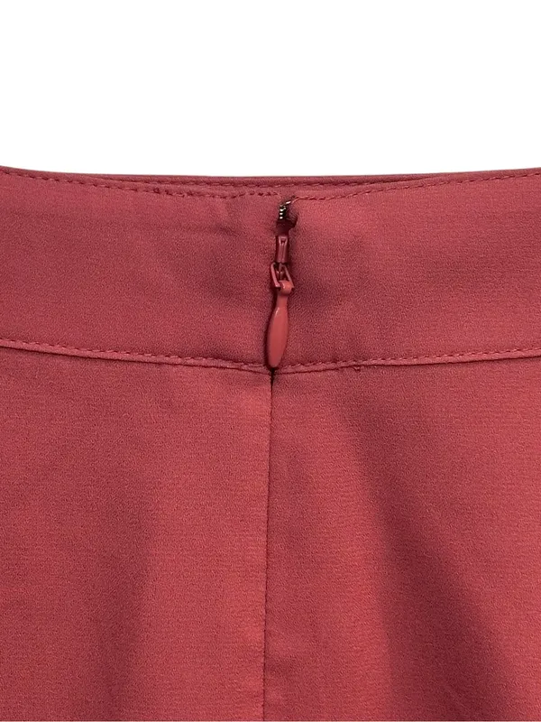 J.Crew Women’s Size 4 Rose Pink Wrap Tulip Pencil Skirt Side Bow Lined - Image 9
