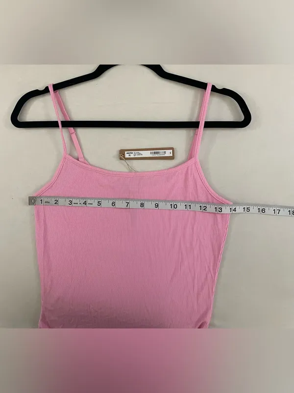 Skims Soft Lounge Long Slip Sleek Pink Spaghetti-Strap Maxi Dress Size L NWT - Image 6