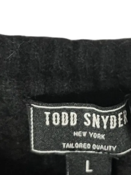 TODD SNYDER Black Lambswool Sweater Fits Size XS Flawed Read Description - Image 7