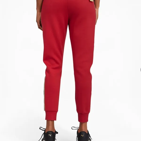 PUMA x MICHAEL LAU Women’s Pants Sz Medium Red‎ - Image 4