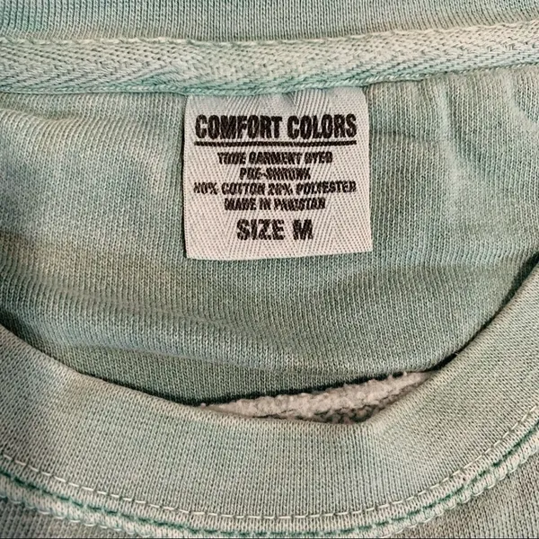 Comfort Colors Rho Gamma Virginia Tech Inspired Sweater Size‎ M - Image 3