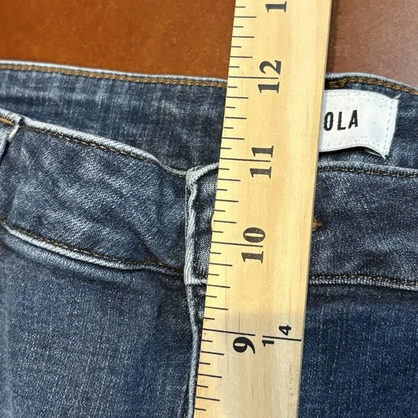 Pistola High‎ Rise Jean Medium Wash Stretch Skinny 32 Ladies Casual Cropped - Image 8