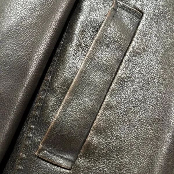 Accents Collection Faux Leather Sherpa Utility Jacket - Image 6
