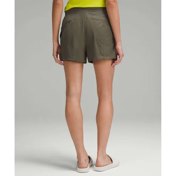 Lululemon Dance Studio High-Rise Short 3.5" Army Green Size 0 - Image 2
