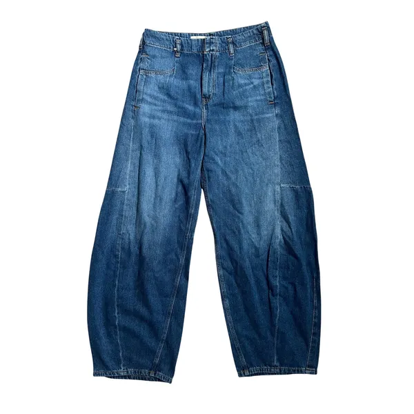 NEW Anthropologie Pilcro Georgia Full-Length High Rise‎ Barrel Jeans Size 29 - Image 4