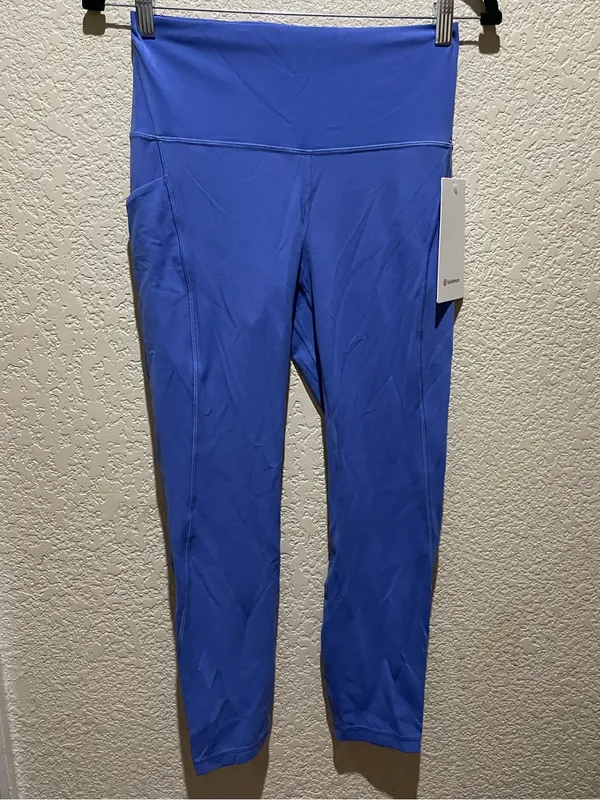 Lululemon NWT Align High Rise 25” pants Leggings Pockets Size 8 Wild Indigo - Image 6