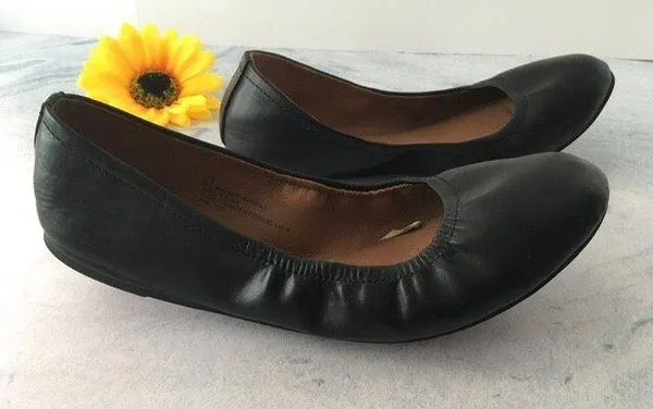 Black Ballet Flats, Size 7 1/2 - Image 5